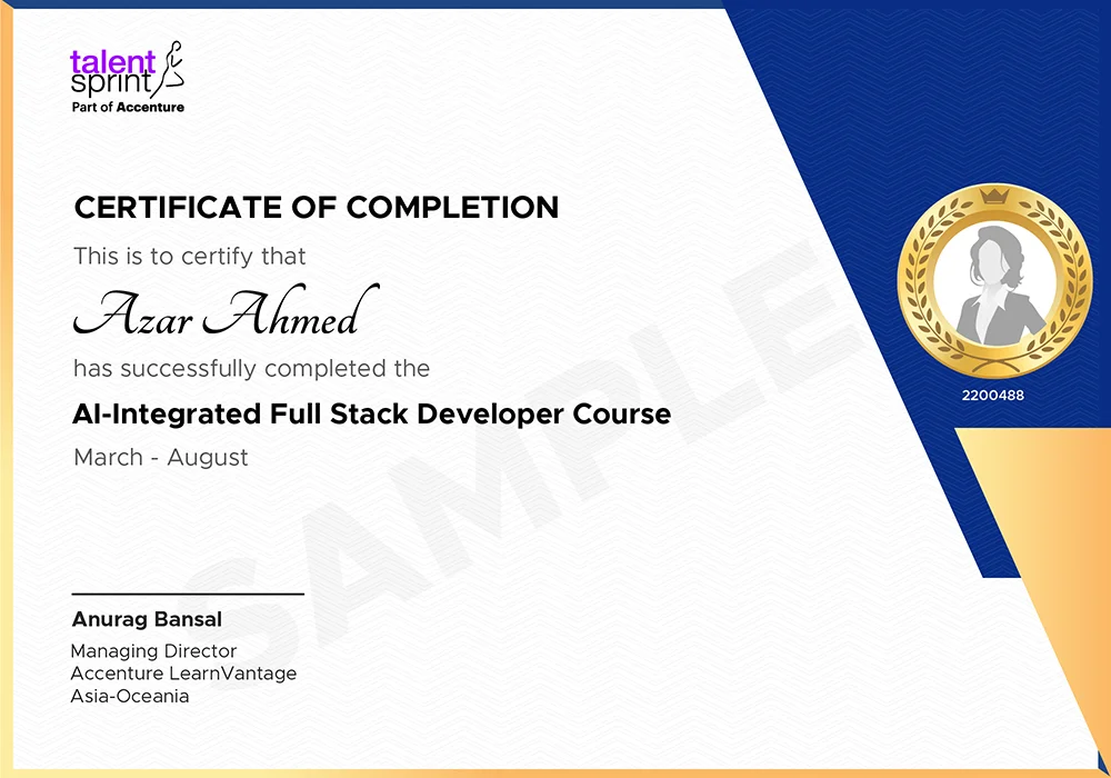 NASSCOM certification